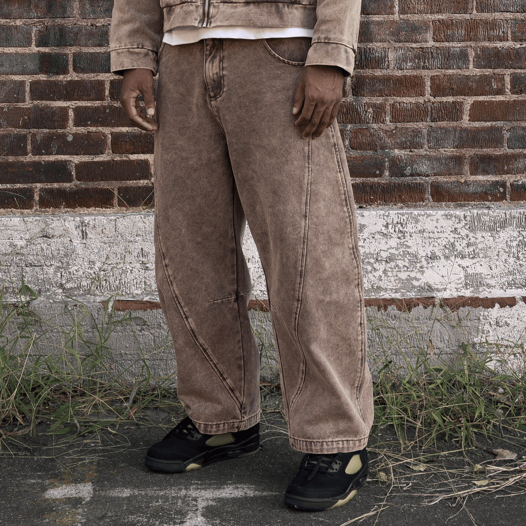 Barrel-Leg Pants - Oberon Asscher