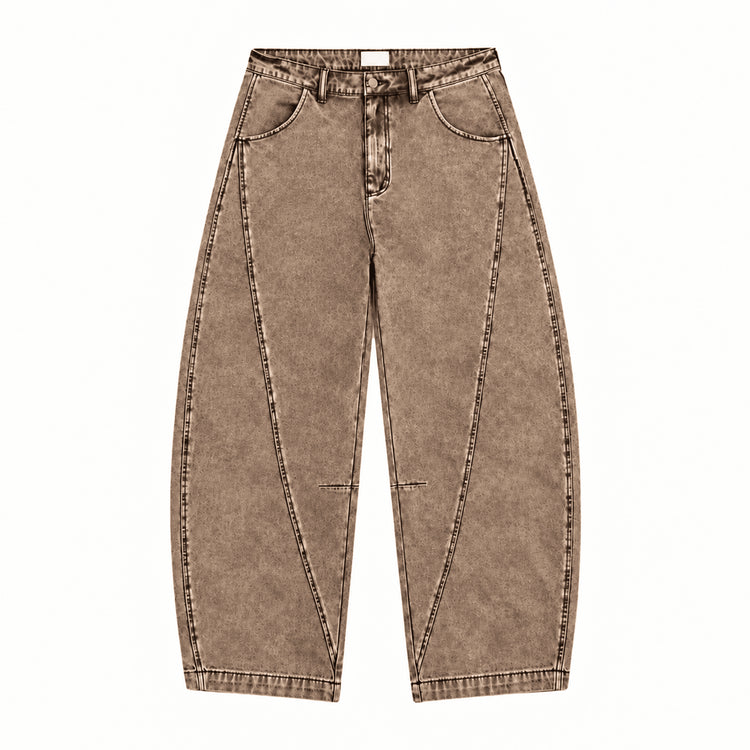 Barrel-Leg Pants - Oberon Asscher