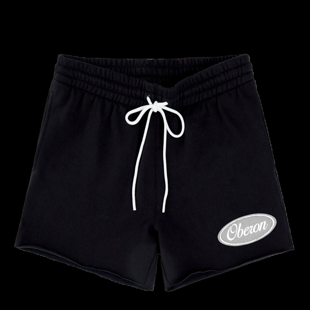 BLACK SWEATSHORTS - Oberon Asscher