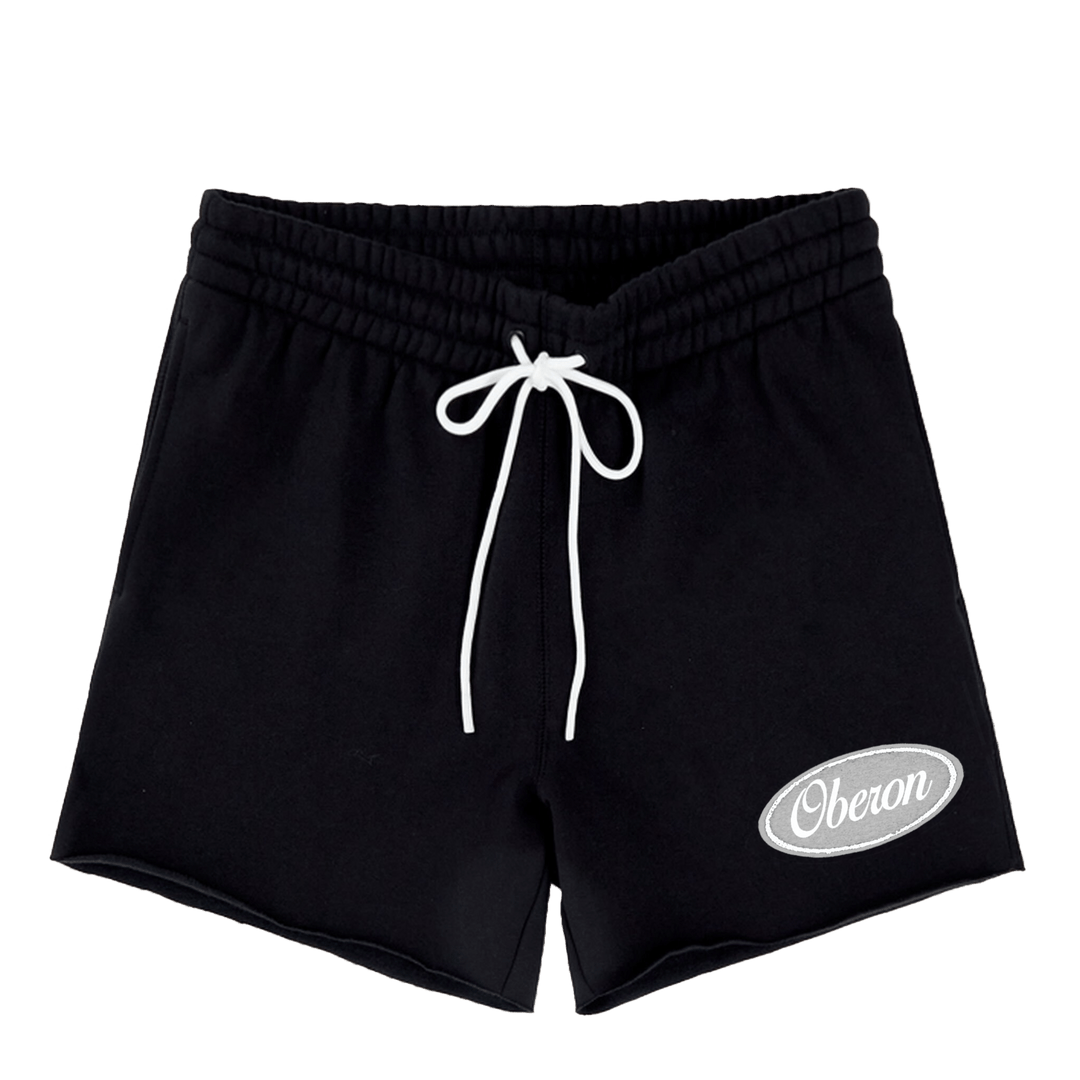 BLACK SWEATSHORTS - Oberon Asscher