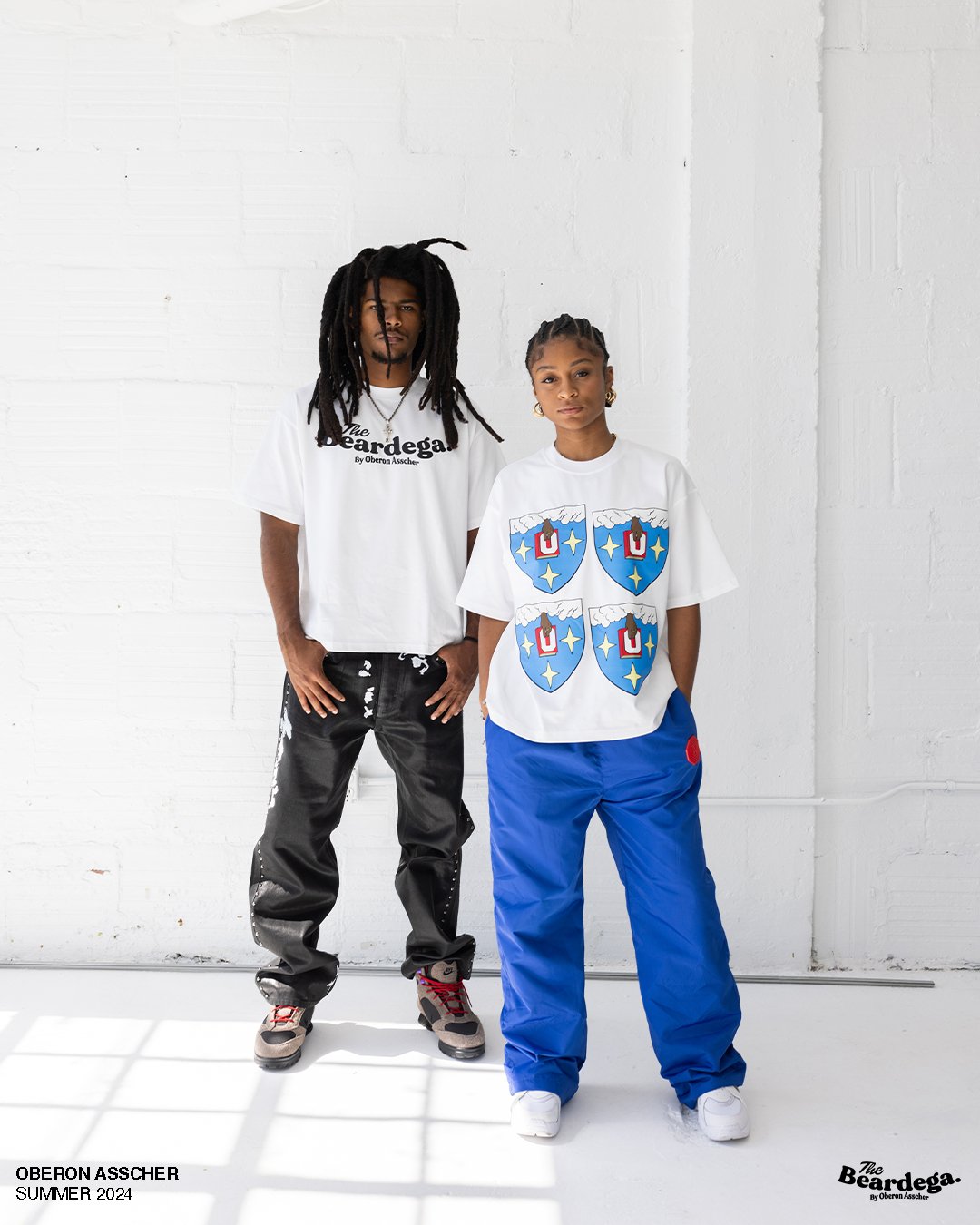 Blue Windbreaker Pants Oberon Asscher
