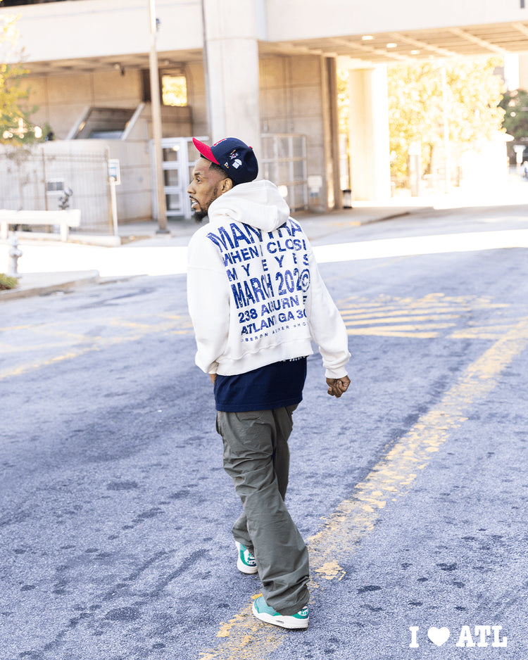Cream I Love ATL Hoodie - Oberon Asscher