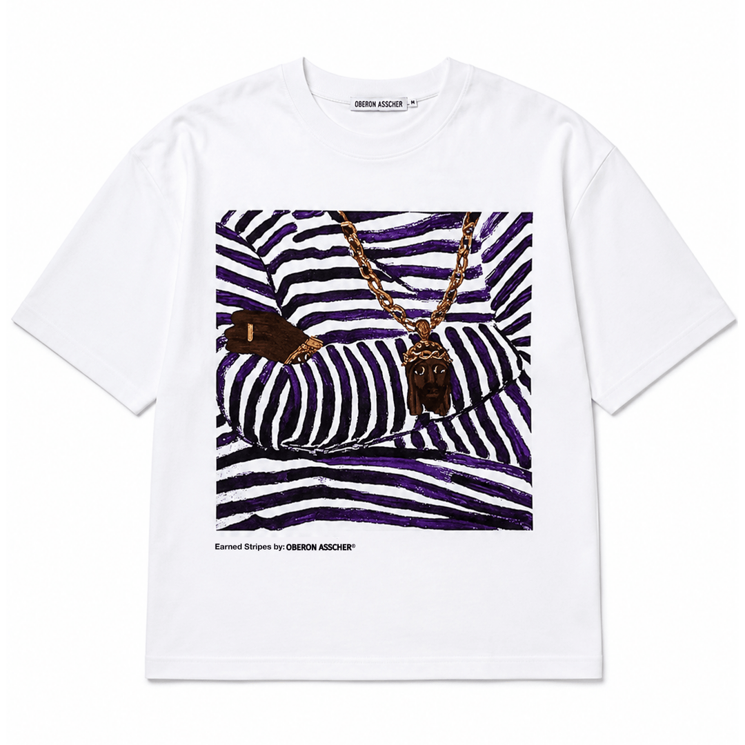 Earned Stripes Tee - Oberon Asscher