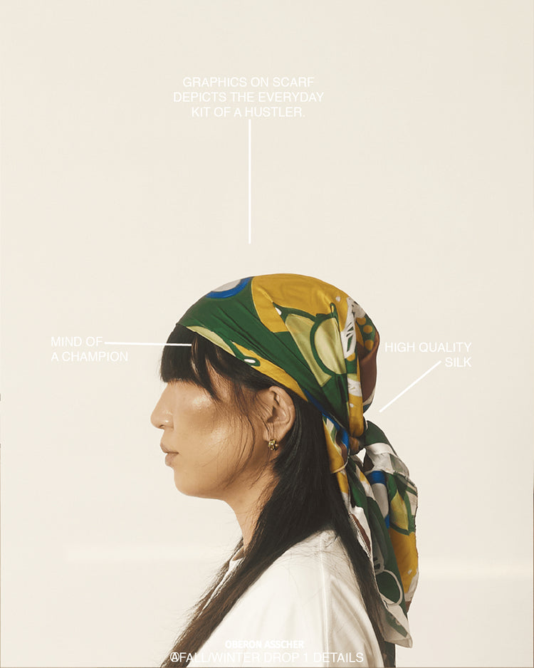 Everyday Hustle Silk Scarf - Oberon Asscher