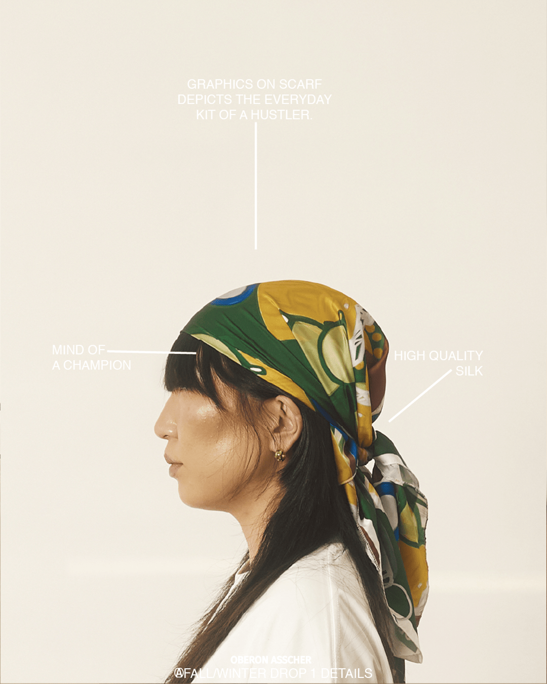 Everyday Hustle Silk Scarf - Oberon Asscher