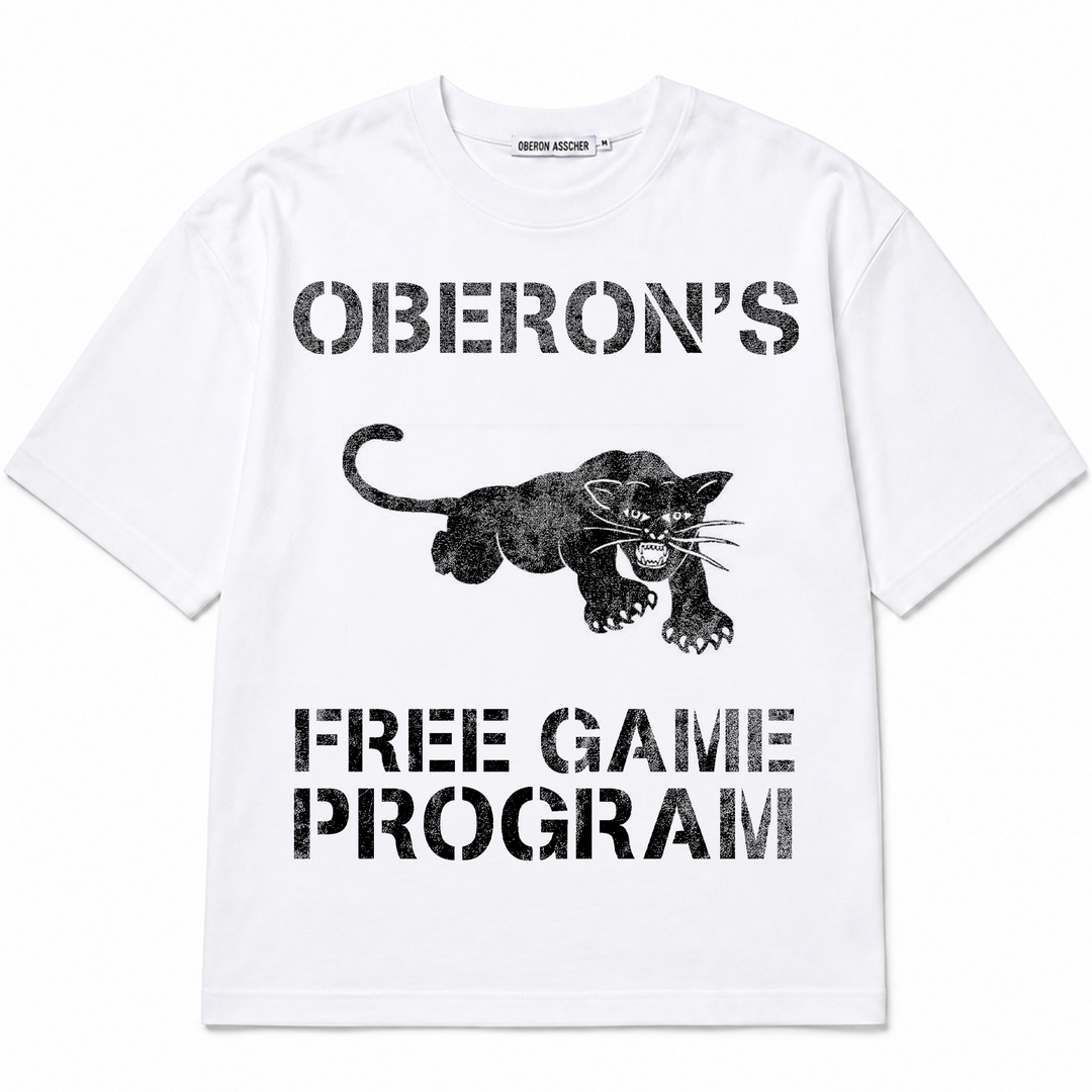 Oberon's Free Game Program Tee White