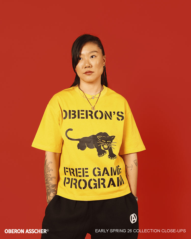 Oberon's Free Game Program Tee - Oberon Asscher