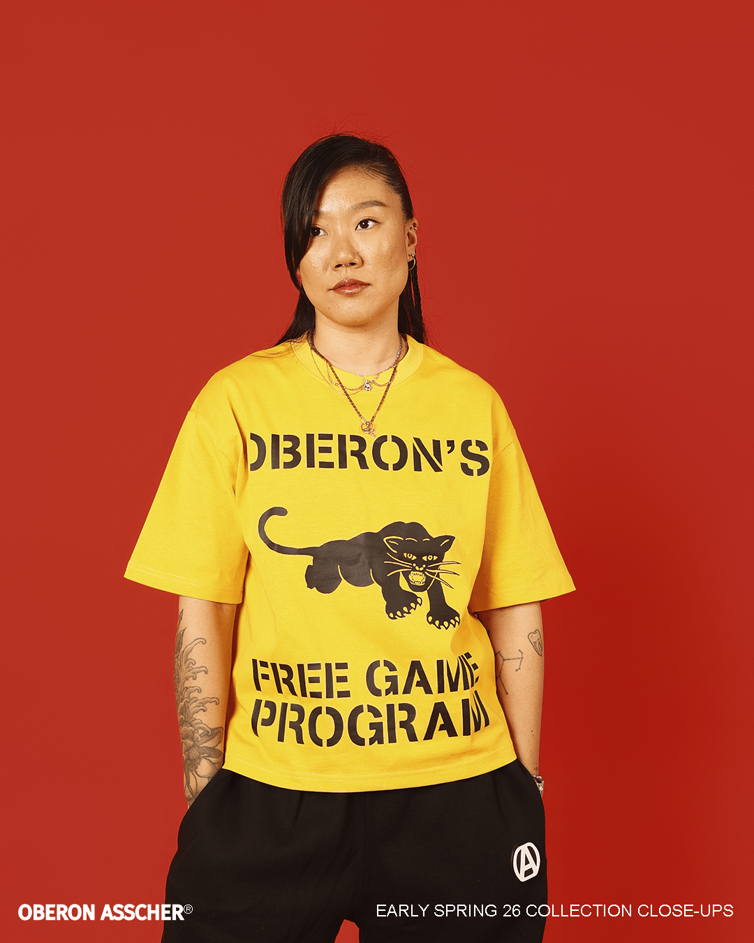 Oberon's Free Game Program Tee - Oberon Asscher