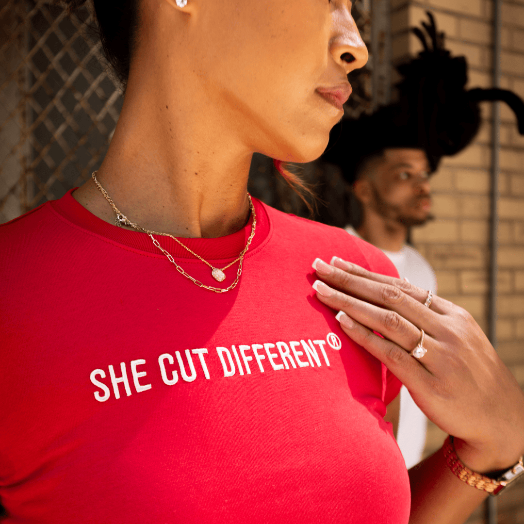 She Cut Different® Baby Tee - Oberon Asscher