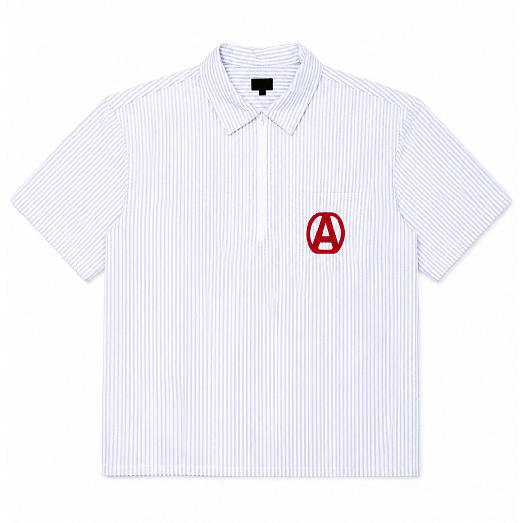 Striped Quarter zip - Oberon Asscher
