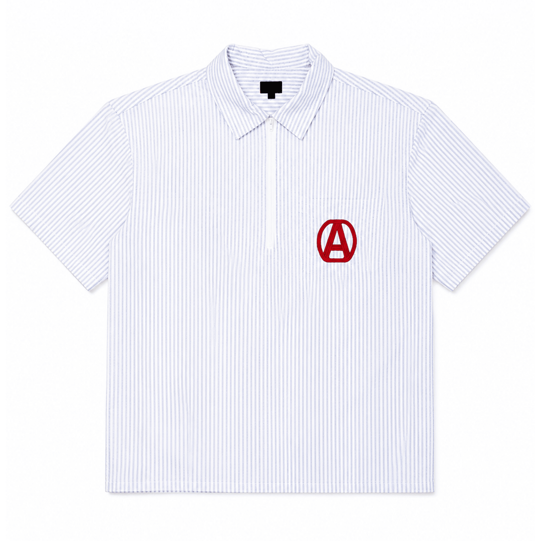 Striped Quarter zip - Oberon Asscher