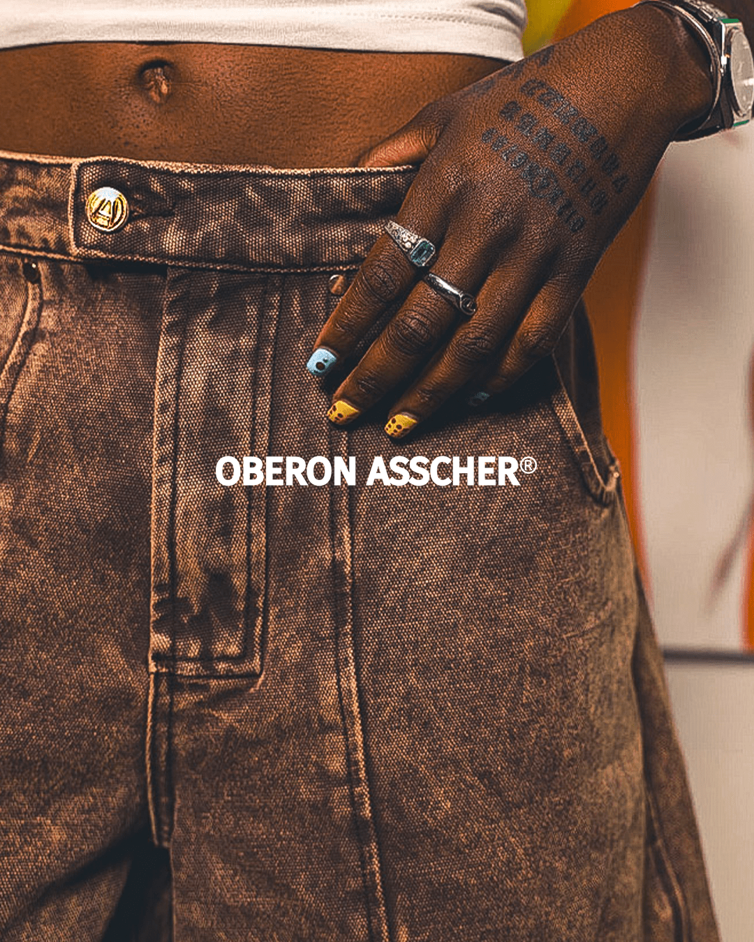 tobacco shorts Chino pocket design has a zippered back pocket and dedicated knife pocket Washed Tobacco Brown Denim Shorts