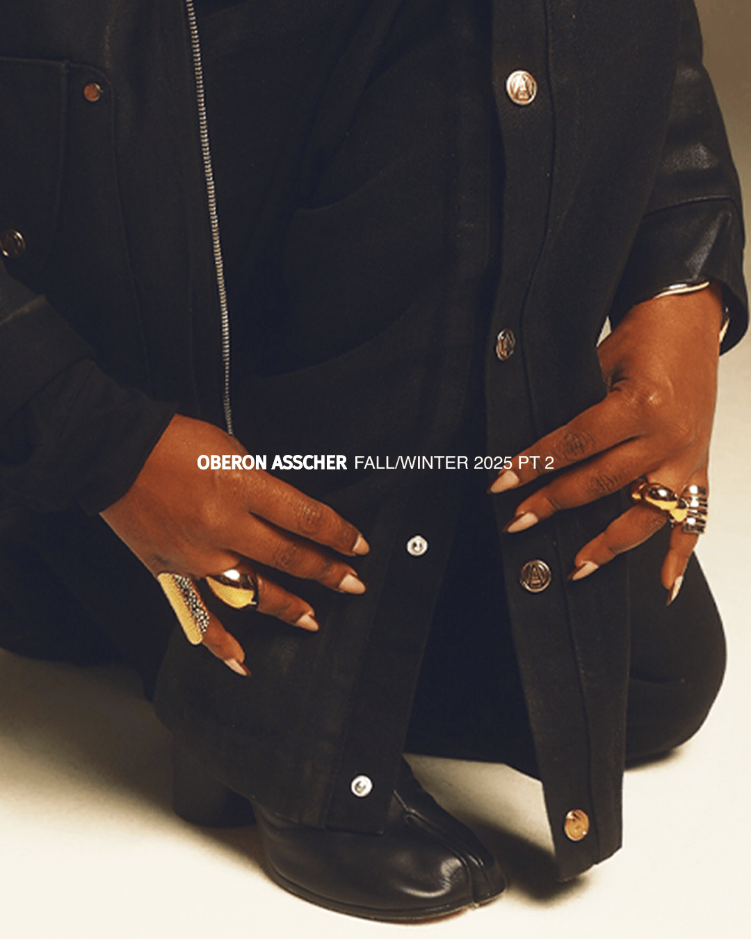 Waxed Warm - up Denim Black - Oberon Asscher