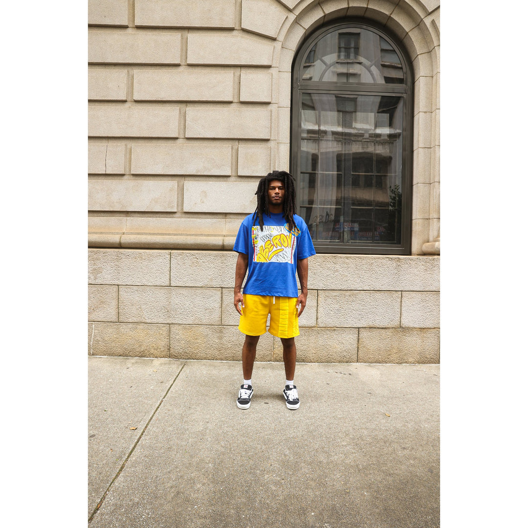 Yellow Street Runners Shorts - Oberon Asscher