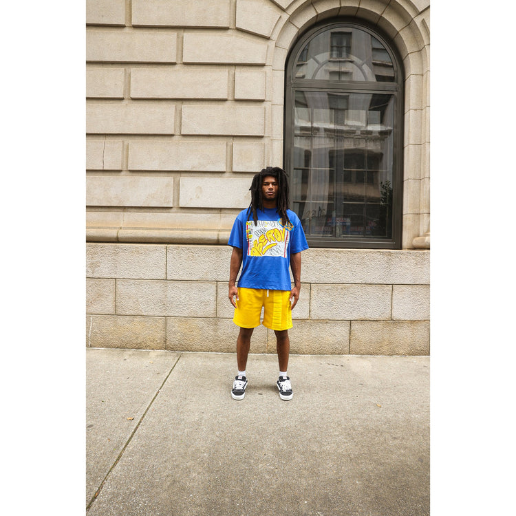 Yellow Street Runners Shorts - Oberon Asscher