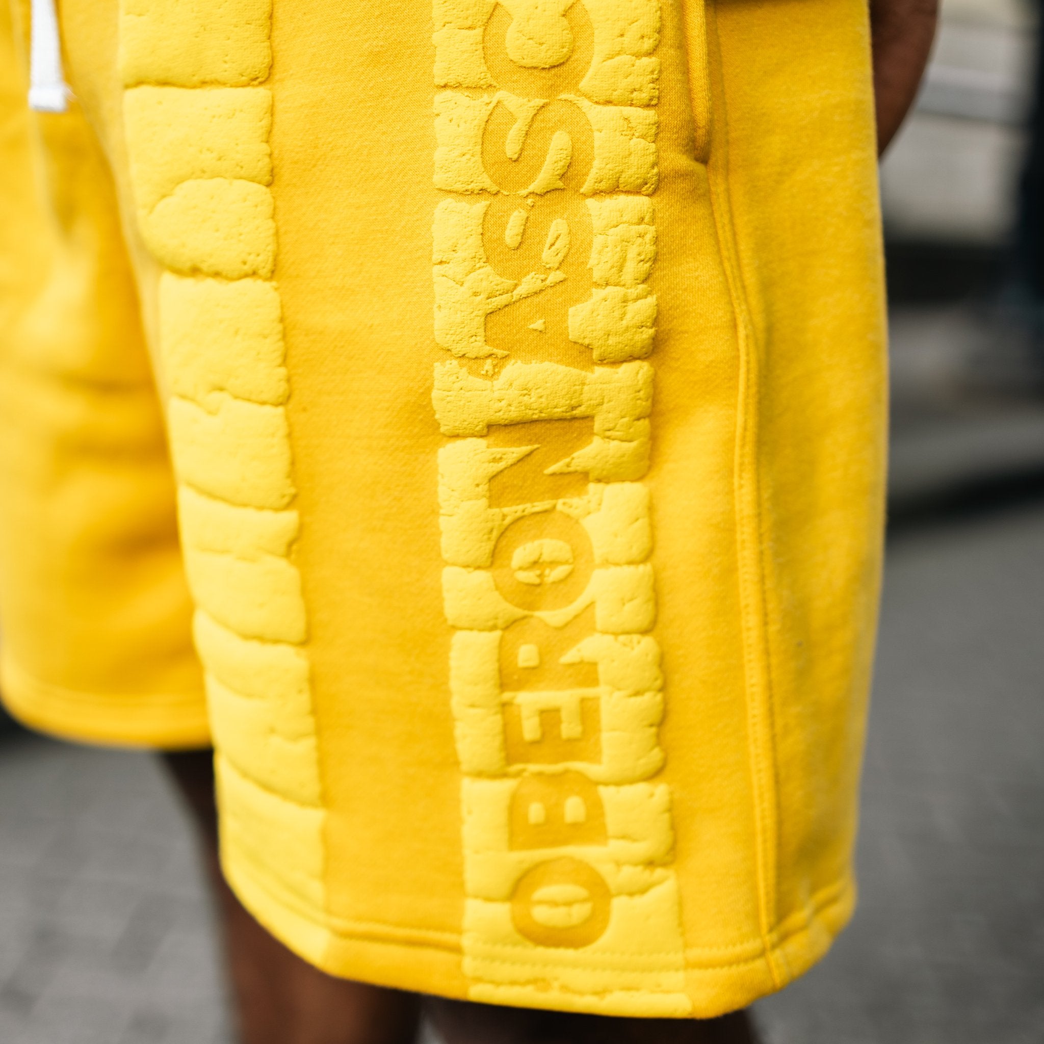 Yellow Street Runners Shorts - Oberon Asscher