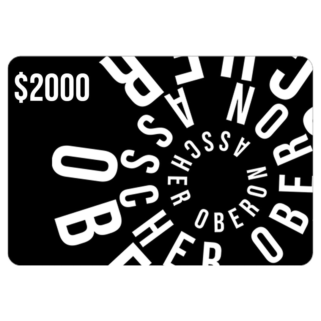 OBERON ASSCHER GIFT CARD - Oberon Asscher