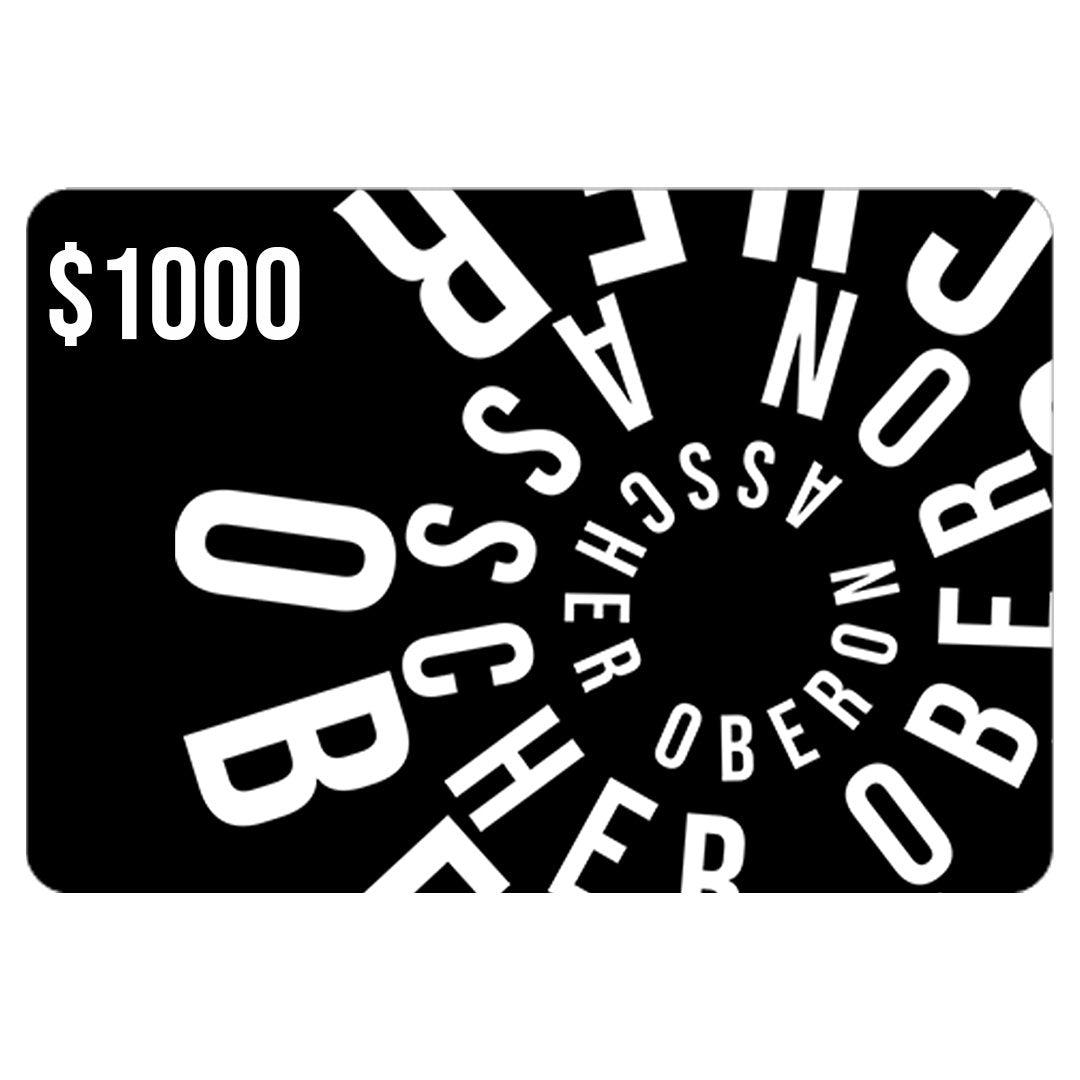 OBERON ASSCHER GIFT CARD - Oberon Asscher